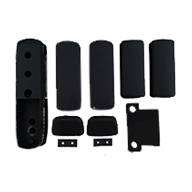Soporte Touch para hoja doble con acceso negro Reversible
