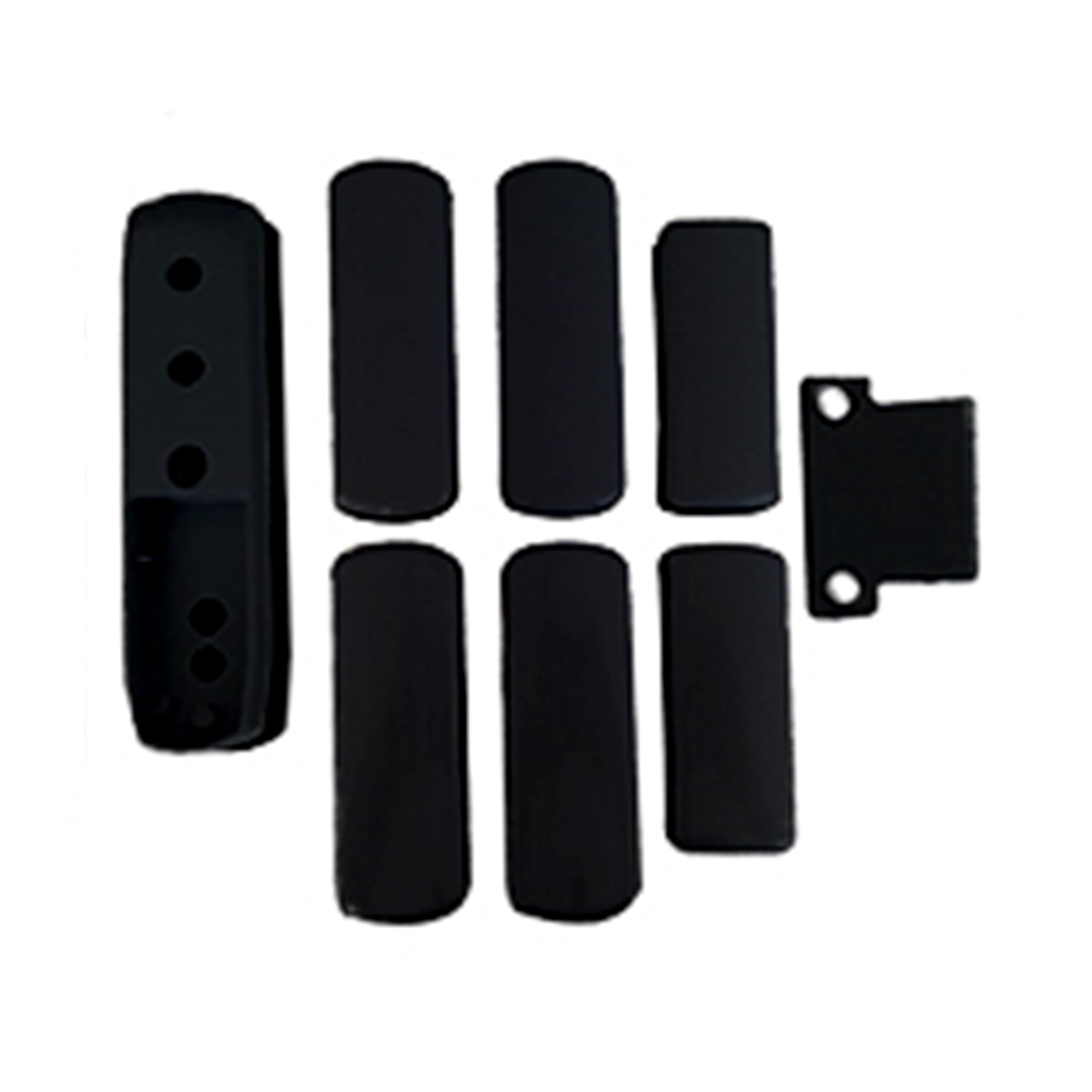 Soporte Push para hoja doble con acceso negro Reversible