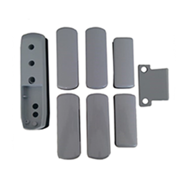 Soporte Push para hoja doble con acceso gris Reversible
